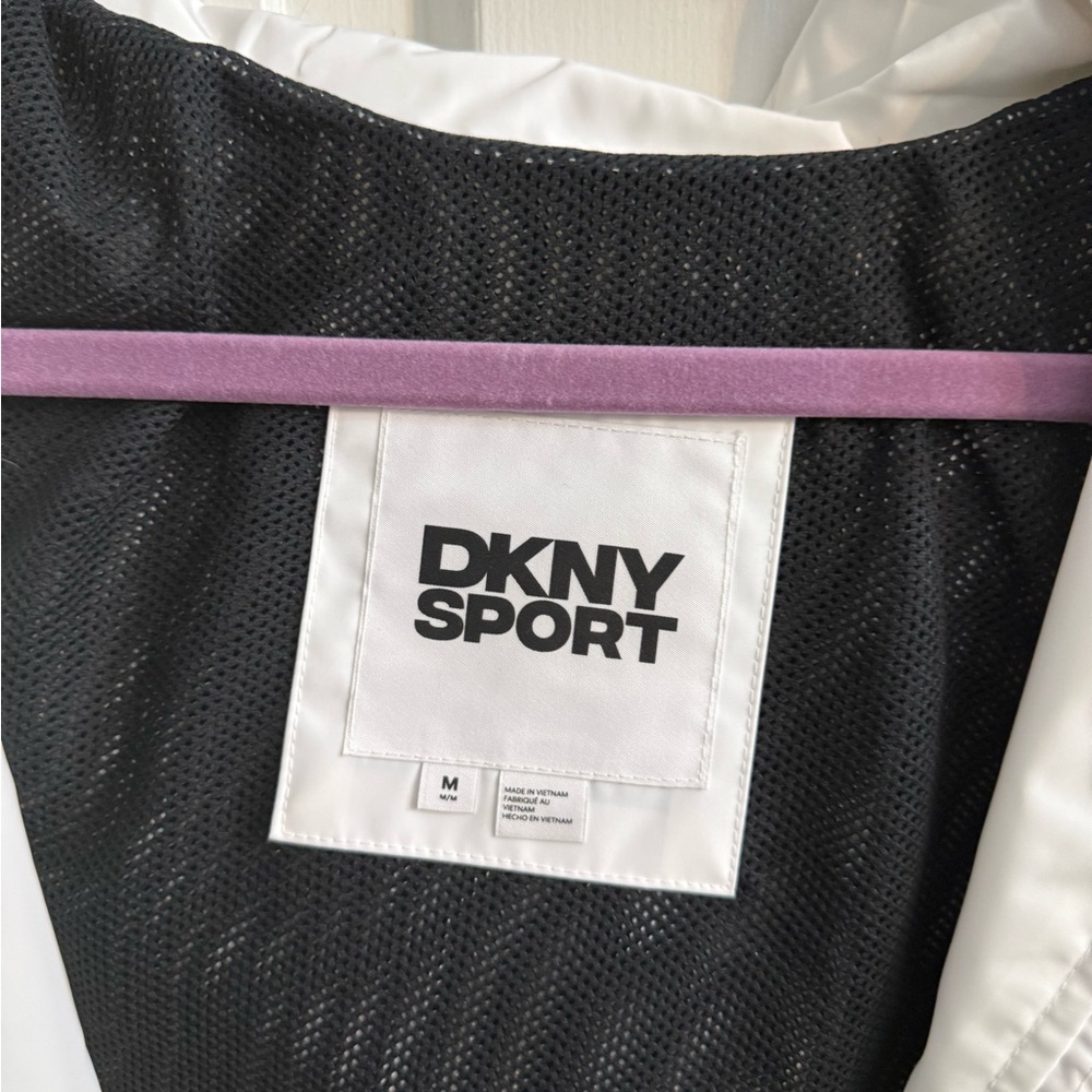 DKNY Sport Black and White Mesh Jacket - Picture 2 of 5